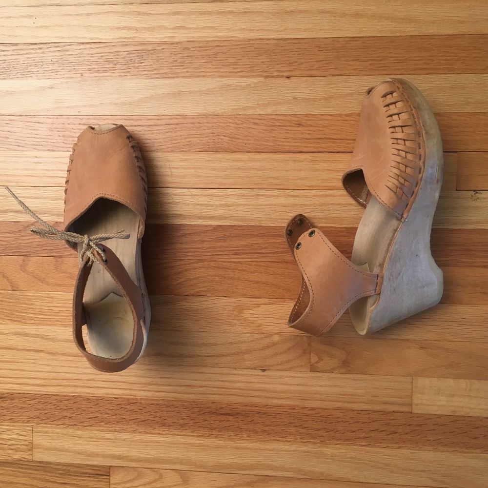 Clog Wedge Sandals